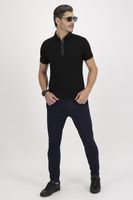 Playera Robert's Active color negro, regular fit