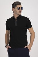 Playera Robert's Active color negro, regular fit