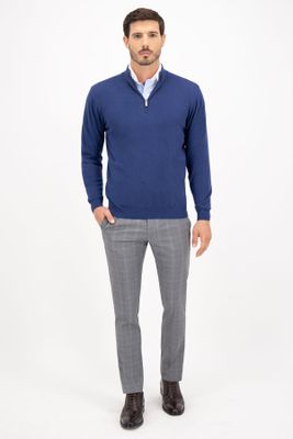 Suéter Robert's color azul marino, regular fit