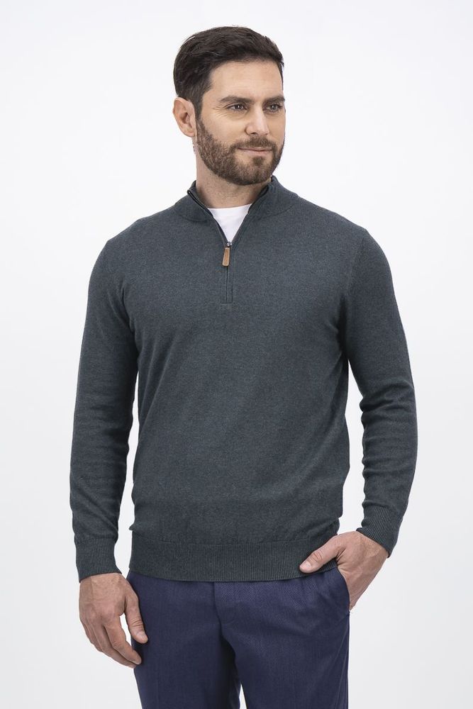 Sweater Roberts Color verde Contemporary fit