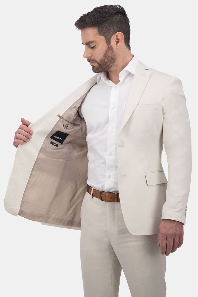 Traje Roberts Color beige Slim fit