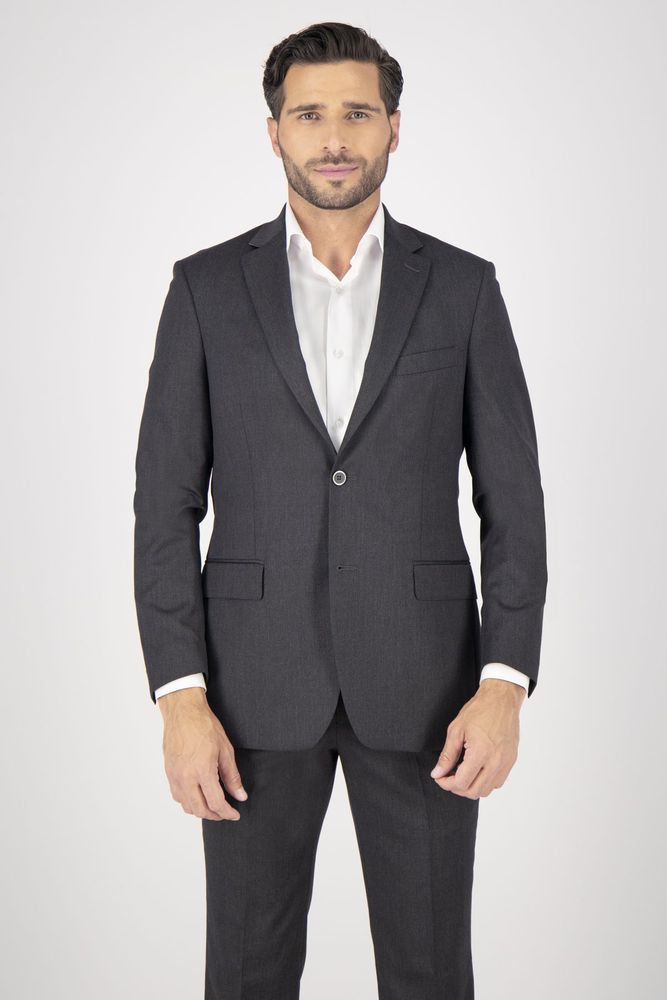 Traje Roberts Color gris oxford Regular fit