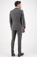 Traje Roberts Travel Color gris oxford, Slim fit