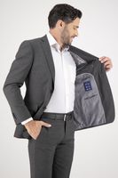 Traje Roberts Travel Color gris oxford, Slim fit