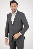 Traje Roberts Travel Color gris oxford, Slim fit