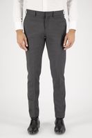 Traje Roberts Travel Color gris oxford, Slim fit