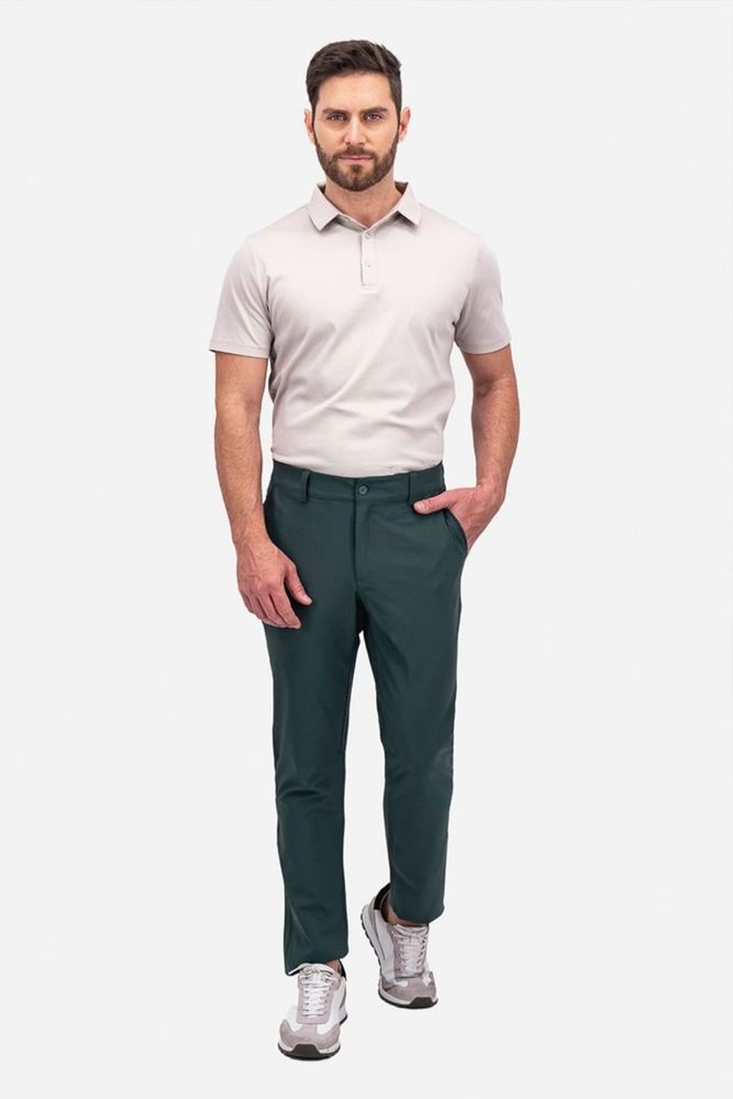 Pantalón casual Roberts Active color verde contemporary fit