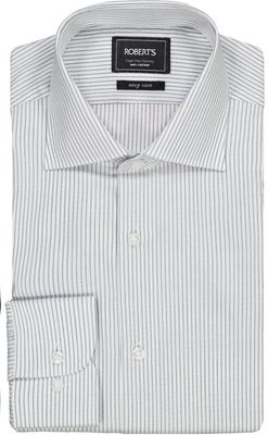 Camisa vestir Robert's "Easy care" color azul marino, regular fit