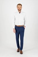 Camisa vestir Robert's RED "Bamboo" color blanco, slim fit