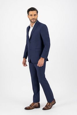 Traje Calderoni Color azul marino Contemporary fit