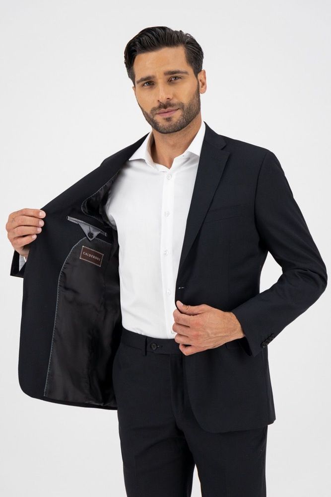 Traje Calderoni Color negro Contemporary fit