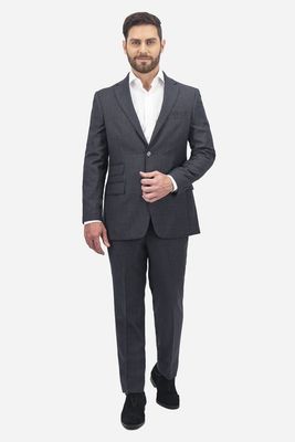 Traje Robert's color gris oxford, regular fit