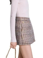 Tweed Skort