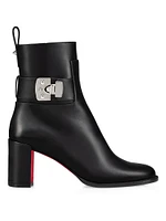 Booty Lock 70MM Leather Boots