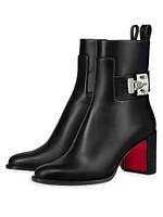 Booty Lock 70MM Leather Boots
