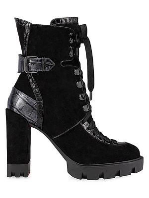 Macademia 100MM Lace-Up Booties