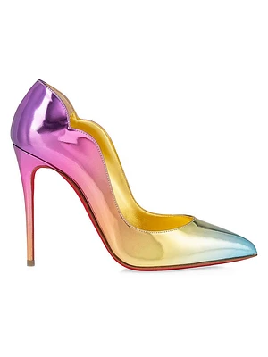 Hot Chick Specchio Leather 100MM Pumps