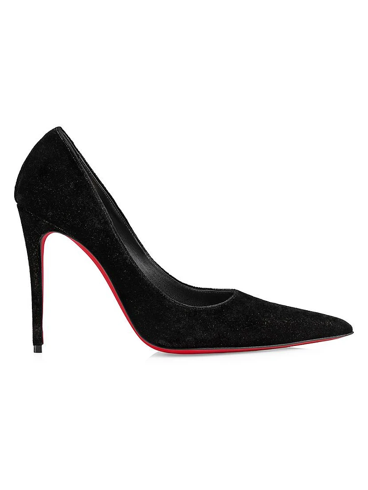 Kate Max 100MM Velvet Pumps