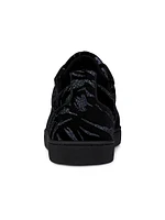 Louis Junior Spikes Velvet Sneakers