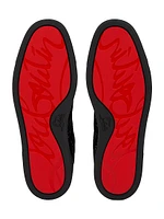Louis Junior Spikes Velvet Sneakers