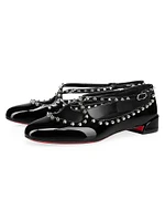 Pilouta Jane Spikes Patent Leather Ballerinas