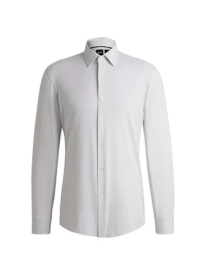 Slim Fit Shirt Performance Stretch Jersey