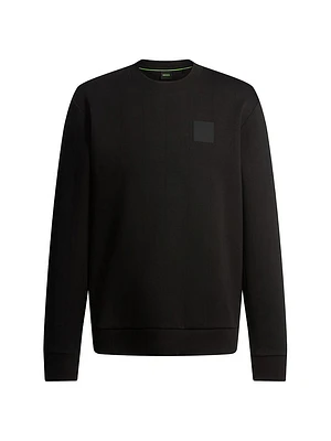 Sweatshirt with Drop-Needle Stitching