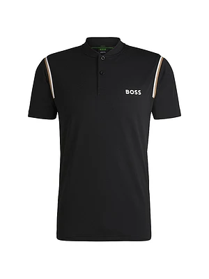 Boss X Matteo Berrettini Active Polo Shirt with Moisture Control