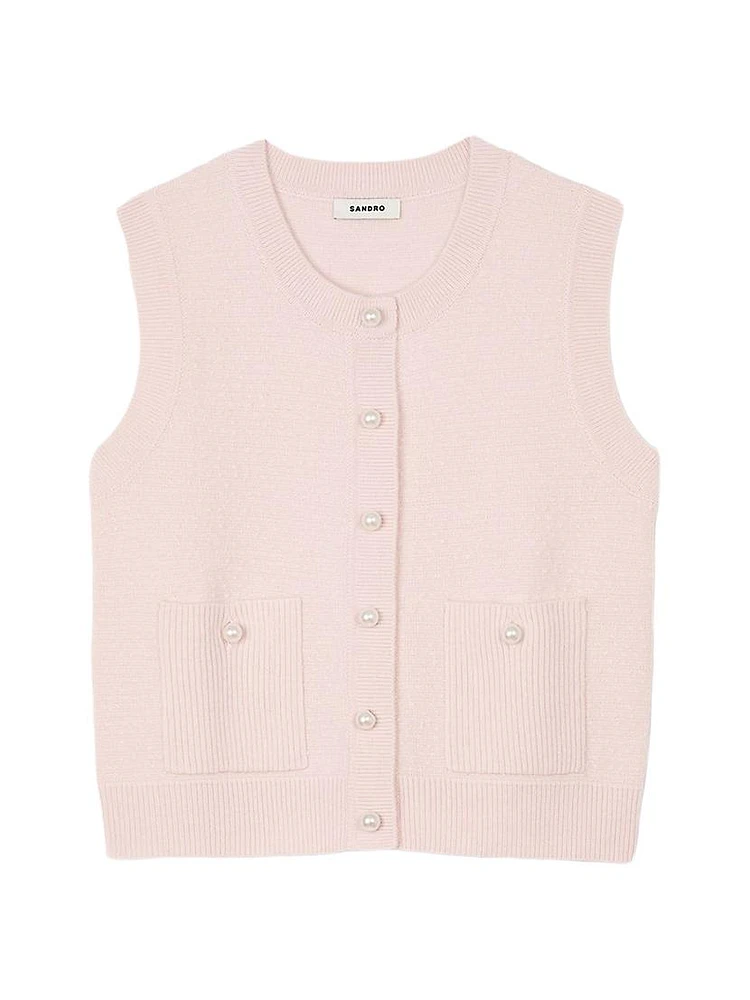 Textured Tweed Cardigan