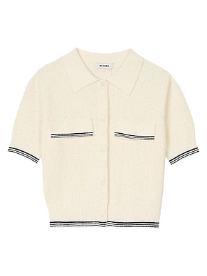 Short-Sleeved Cardigan