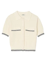 Short-Sleeved Cardigan