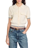 Short-Sleeved Cardigan