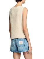Decorative Tweed Vest