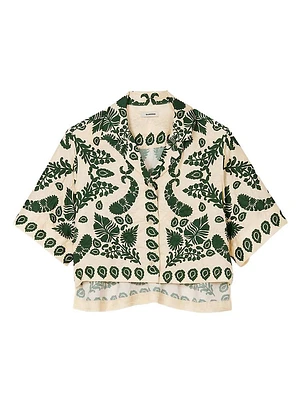 Floral Motif Shirt