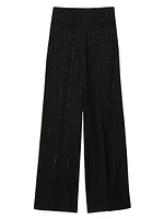Sequined Suit Trousers