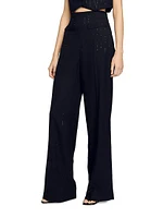 Sequined Suit Trousers