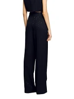 Sequined Suit Trousers