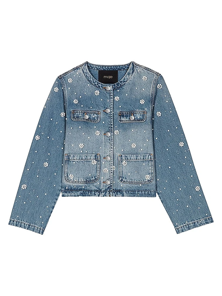 Embroidered Denim Jacket
