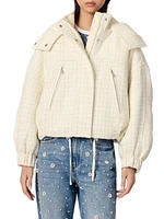 Tweed Down Jacket