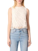 Crochet-Knit Top