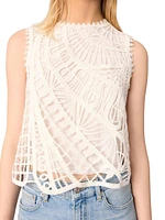 Crochet-Knit Top