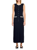Long Dress with Crochet Detailing
