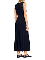 Long Dress with Crochet Detailing