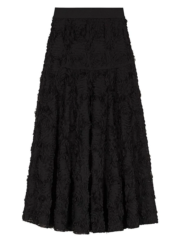 Long Embroidered Skirt