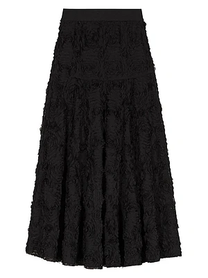 Long Embroidered Skirt