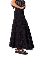 Long Embroidered Skirt