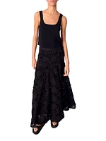 Long Embroidered Skirt