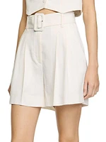 Sequin High-Waisted Shorts
