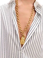 Rhinestone Striped Shirt