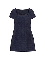 Short Tweed Dress